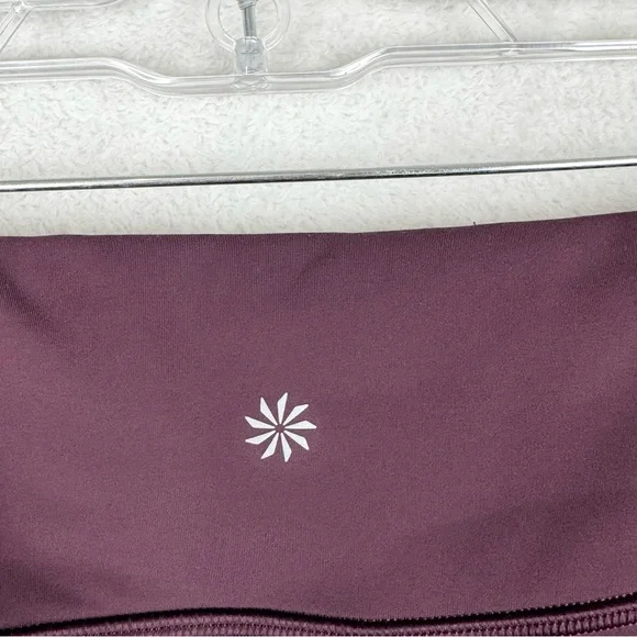 Athleta Rainier Mid Rise Soft Lined Jogger Spiced Cabernet M Athleisure Outdoor - Picture 14 of 16